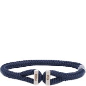 Pig & Hen - Rope Bracelets - navy | zilver Icy Ike